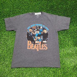 The-Beatles Iconic Band Shirt Womens Large 19x25 Gray